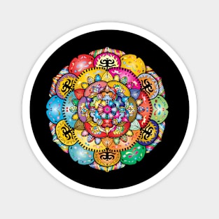 The best colorful mandala ever ! Magnet